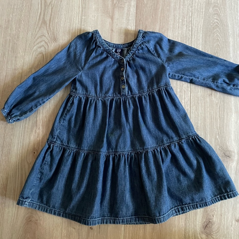 Gap 4T Denim Flare Dress